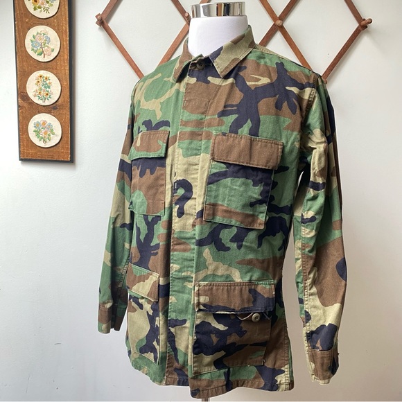Vintage Military Camo Combat Coat - Picture 14 of 14